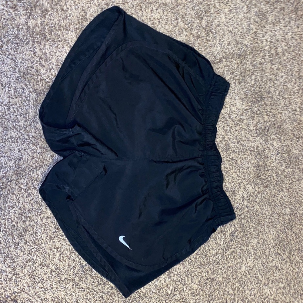 All black XS Nike athletic shorts